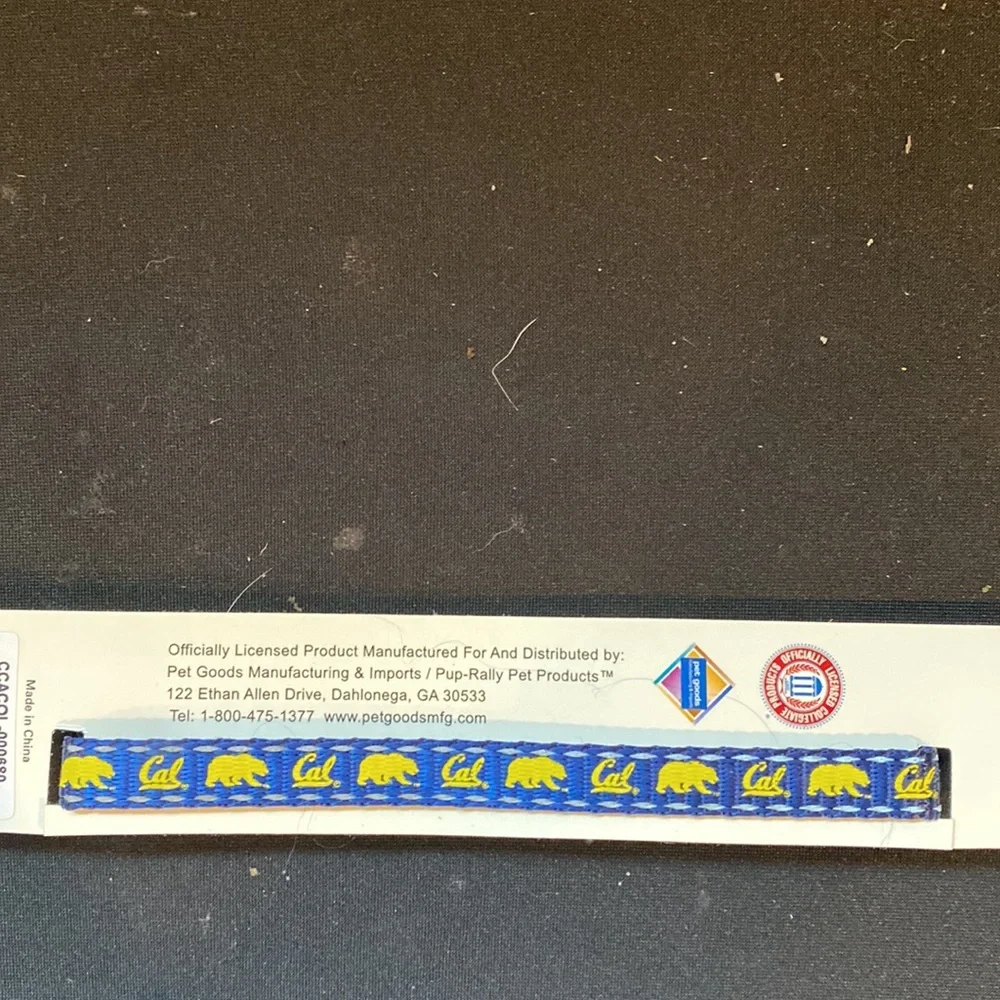 University of California Berkeley Breakaway Cat Collar